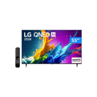 Smart TV 55" 4K UHD QNED LG 55QNED80TSA Wi-Fi Bluetooth com Alexa 3 HDMI 2 USB