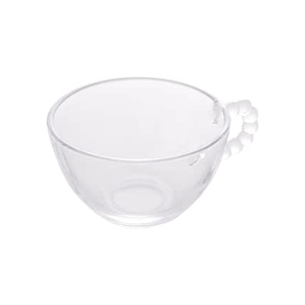 Conjunto 4 Xícaras de Chá de Cristal sem Pires Pearl 180ml - Wolff