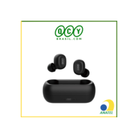 Fone de Ouvido Sem Fio QCY T1C TWS Bluetooth 5.1 com Case de Carregamento 380 mAh