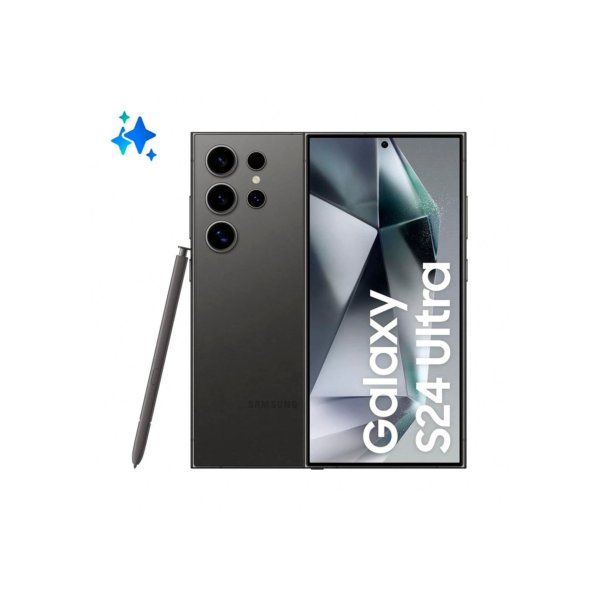 Smartphone Samsung Galaxy S24 Ultra Titânio Preto 512GB, Inteligência Artificial, Tela de 6.8", 12GB RAM, S Pen, Processador Snapdragon 8 Gen 3