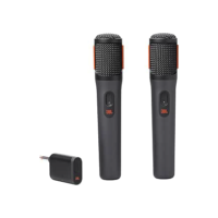 JBL, Par de Microfone Sem Fio, JBL PartyBox Wireless Mic - Preto