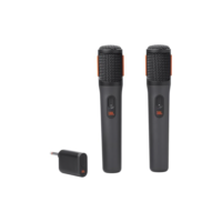 JBL, Par de Microfone Sem Fio, JBL PartyBox Wireless Mic - Preto