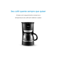 Cafeteira Elétrica 30 Xícaras Elgin Family Coffee Preta