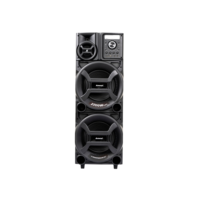 Torre Som 2200W Amvox ACA 2201 Pesadão Duplo Woofer 12 Led TWS Bivolt bluetooth sem FM
