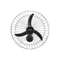 Ventilador Osc Parede 60cm New Preto Premium Ventisol