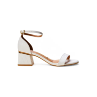 Sandália Casual Feminina 6428-104 Com Salto Bloco Vizzano