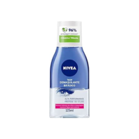 NIVEA Demaquilante Facial Bifásico 125ml - Composto com Óleo de Girassol, retira até a maquiagem à prova d’água, além de não agredir a pele e nem deixar resíduos de produto