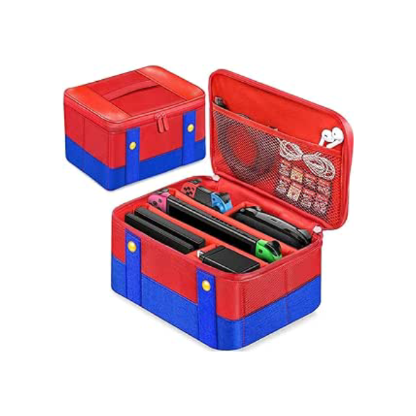 Bolsa Maleta Case Transporte Mario Para Nintendo Switch Oled