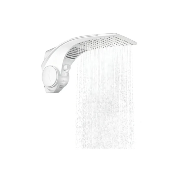 Lorenzetti chuveiro elétrico de parede duo shower quadra multitemperaturas branco 7500W