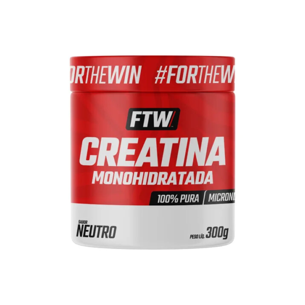 Creatina Monohidratada 100% Pura Pote 300g - FTW