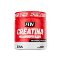 Creatina Monohidratada 100% Pura Pote 300g - FTW