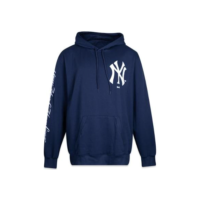 Moletom New Era Plus Size Canguru Fechado New York Yankees Masculino - Marinho