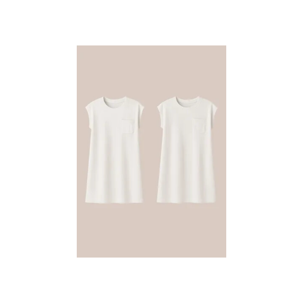 Kit 2 Vestido Básico Curto Texturizado Com Bolso Hering