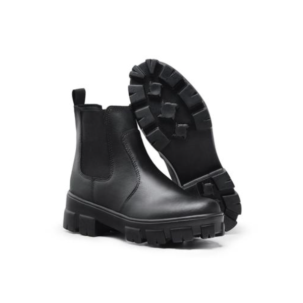 Bota Coturno Feminina Tratorada Tendência Blogueira Inverno Chasea - NERI FERREIRA