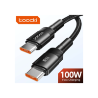 Toocki 100W Tipo C para USB C Cabo PD 3.0 Carga Rápida 4.0 Carregamento Rápido Tipo C para Tipo C para Macbook Samsung Xiaomi