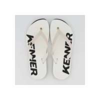 Chinelo Kenner Red Branco E Preto