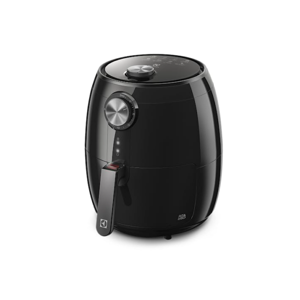 Fritadeira Elétrica sem oleo Electrolux Airfryer 3,2L 8 receitas pré-sugeridas desligamento automático cesto removivel 1400W EAF15 preta 220v por Rita Lobo