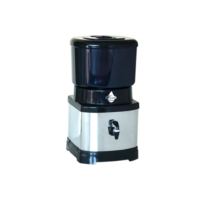 Filtro de água com cuba de barro e suporte em Inox - 11 litros