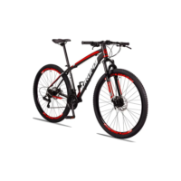 Bicicleta Aro 29 Dropp Z3 Câmbio Shimano 21 Vel Freio Discos Cor Preto/Vermelho Tamanho do quadro 17