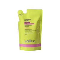Sallve Refil Limpador Facial 240ml - Niacinamida, Extrato de Moringa