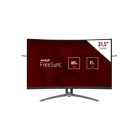 Monitor Gamer Curvo 31,5" AOC Agon AG323FCXE Tela Widescreen, Full HD,165Hz, 1ms e AMD FreeSync Premium - Preto