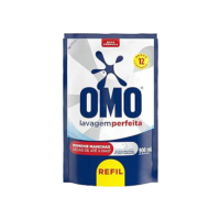OMO Sabão Líquido Refil Omo Lavagem Perfeita Refil 900Ml