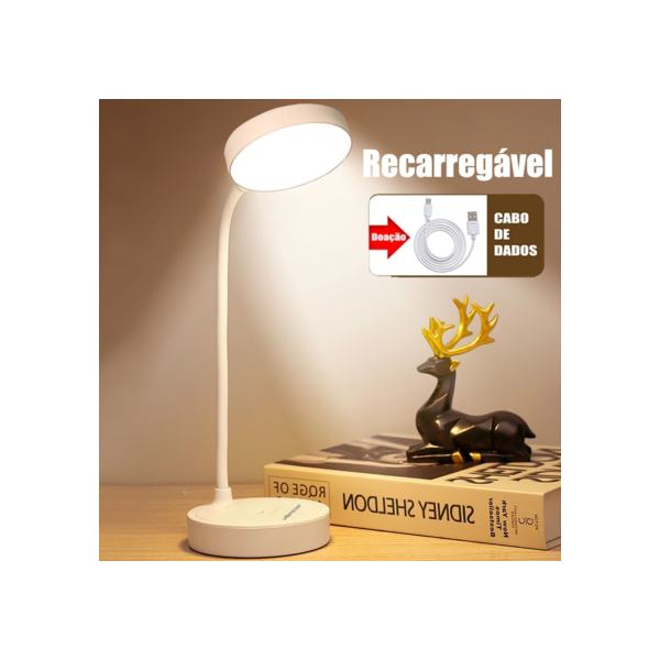 Luminária De Mesa Recarregáveis Led Com Proteção Os Olhos Usb Iluminaria Abajur Lâmpada De Mesa Para Quarto Dormitório