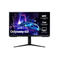 Monitor Samsung Odyssey G3", 27", 180Hz, 1ms,Ajuste de Altura,Freesync,DP,HDMI,FHD, preto