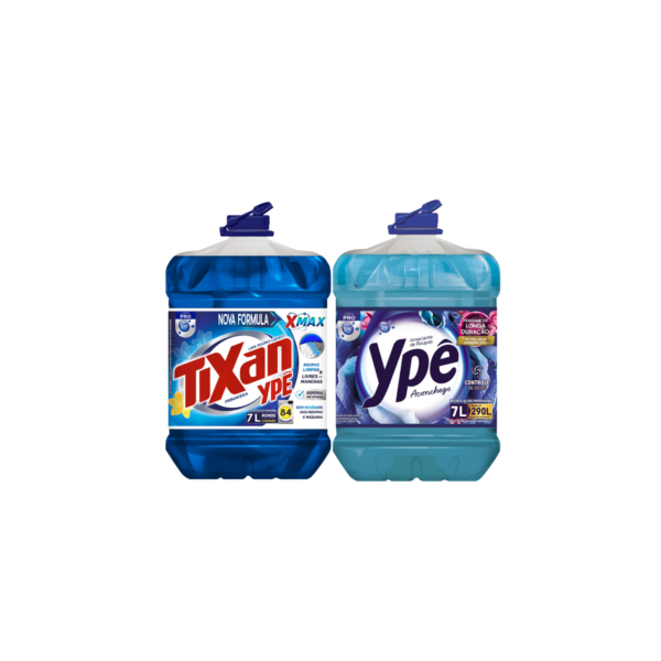 Lava Roupas Tixan Ypê 7L + Amaciante Aconchego 7L Ypê