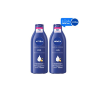 KIT NIVEA Loção Hidratante Milk Pele Seca a Extrasseca 400ml 2 Unidades