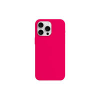 Capinha Compatível com Iphone 15 PRO MAX Preta, Branca, Azul, Rosa, Bordô, Roxo, Lilás, Flexivel, Tecnologia anti impacto, Aveludada com design PREMIUM (ROSA PINK)