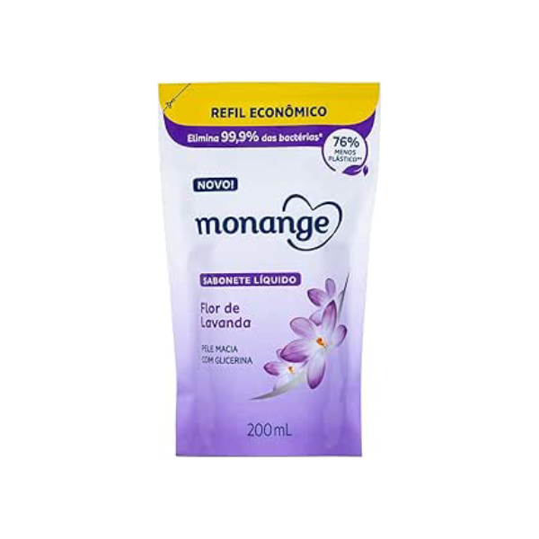 Coty Refil Sabonete Líquido Monange Flor De Lavanda 200Ml