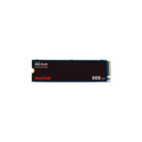 SSD SanDisk Plus NVMe, 500GB, M.2, PCle, Gen3,  Leitura 2400MB/s e Gravação 2400MB/s, Preto - SDSSDA3N-500G-G26