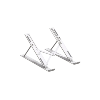 Suporte de Mesa Portátil para Notebook/Laptop de 10" a 17,3", 10 Níveis de Regulagem, Dobrável, Inclui Bolsa de Transporte, Branco, NTB8520W, ELG