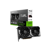 Placa de Vídeo ASUS RTX 5060 TI DUAL O8G NVIDIA GeForce, 8GB, GDDR7, DLSS, Ray Tracing - 90YV0MP2-M0NA00