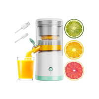 Espremedor de Laranja Elétrico Máquina de Suco de Frutas Juicer Carregamento USB
