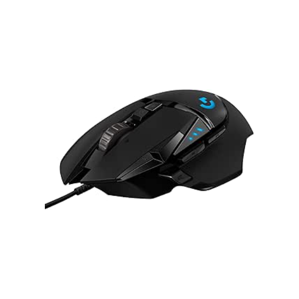 Mouse Gamer Logitech G502 HERO com RGB LIGHTSYNC, Ajustes de Peso, 11 Botões Programáveis e Sensor HERO 25K