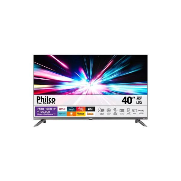 Smart Tv 40 Philco Ptv40m9gr2cgb Roku Tv Led Dolby Audio