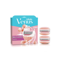 Gillette Venus Skin Comfort Spa Carga para Aparelho de Depilação com Barras Umectantes e Óleos Botânicos, 2 Uds