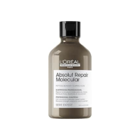 L’Oréal Professionnel Shampoo Absolut Repair Molecular, Repara Danos e Restaura Todos os Tipos de Cabelos Danificados, Sem Sulfato, SERIE EXPERT, 300ml