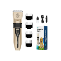 Máquina Para Tosar Pet + 4 pentes , Máquina Profissional Para Cachorro & Gato