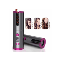 Modelador de cabelo automático sem fio com bateria recarregável de cerâmica embutida marisa
