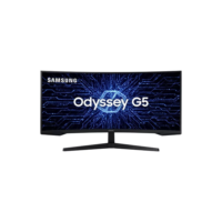 Monitor Gamer Curvo Samsung Odyssey 34" G5 165 Hz 1ms Ultrawide Preto