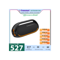 [do Brasil] Tronsmart bang caixa de som bluetooth 60w exterior com bluetooth 5.3, baixo pesado, controle de aplicativos, alça portátil, para festa, acampamento