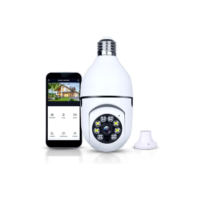 Câmera Ip Segurança Lâmpada Yoosee Panorâmica Wifi1080 Espiã
