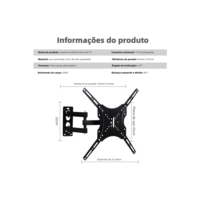 suporte monitor，suporte para tv，suporte articulado para monitor，braço articulado，suporte monitor articulado，vesa，do brasil