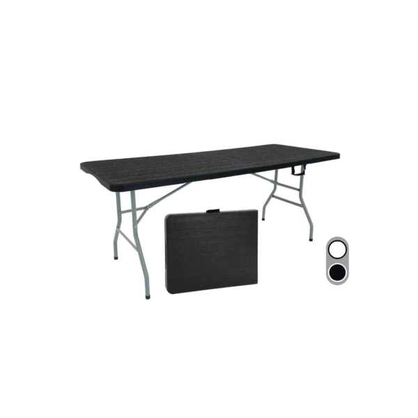 Mesa Dobrável Portátil 1,80 x 90cm Vira Maleta Com Alça Resistente