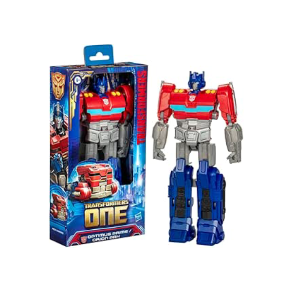 Transformers One MegaMega Changer Optimus Prime (Orion Pax) Figura 28 cm para Crianças Idade 6+