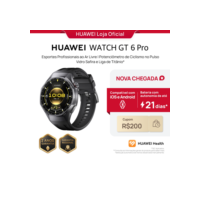 HUAWEI WATCH GT 6 Pro 46mm | Smartwatch Relogio |  Vidro Safira e Liga de Titânio | GPS Integrado