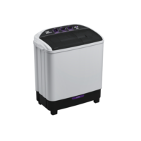 Máquina de Lavar Twin Tub Praxis 10kg 2 em 1 Lava e Centrifuga Branca